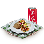 Crispy Chicken Fillet Wrap Meal 