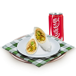 Spicy Crispy Chicken Fillet Wrap Meal 