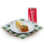 Mega Meat Feast Wrap Meal 