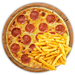 Kid's Cheese Pizza & Chips 