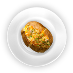 Kid's Baked Potato With One Topping 