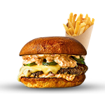 Kid's Cheese Burger & Chips 