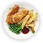Kid's Fish Fingers & Chips 